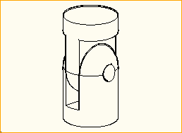 TD50 Hinge Set Single Tube 100mm