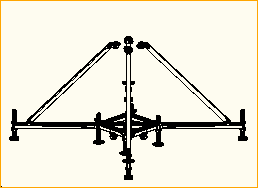 F34BS/BA mit 4x 150 cm Ausleger und Stabilizer