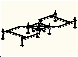 F34BS/BA mit 2x Ausleger für Ballast